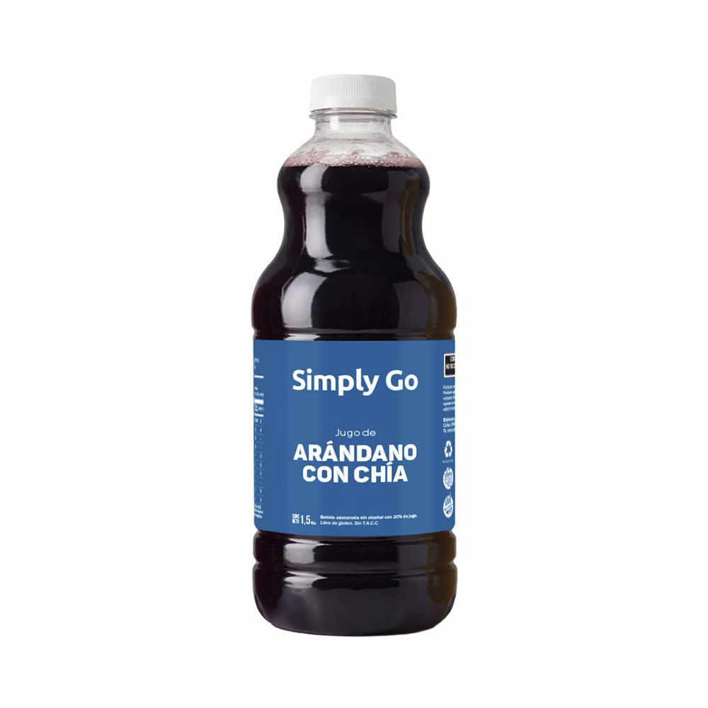 Jugo Sabor Arándanos y Chía 1,5 Lts Simply Go
