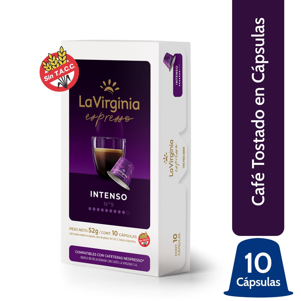 Café Capsulas Intenso La Virginia 52 Gr