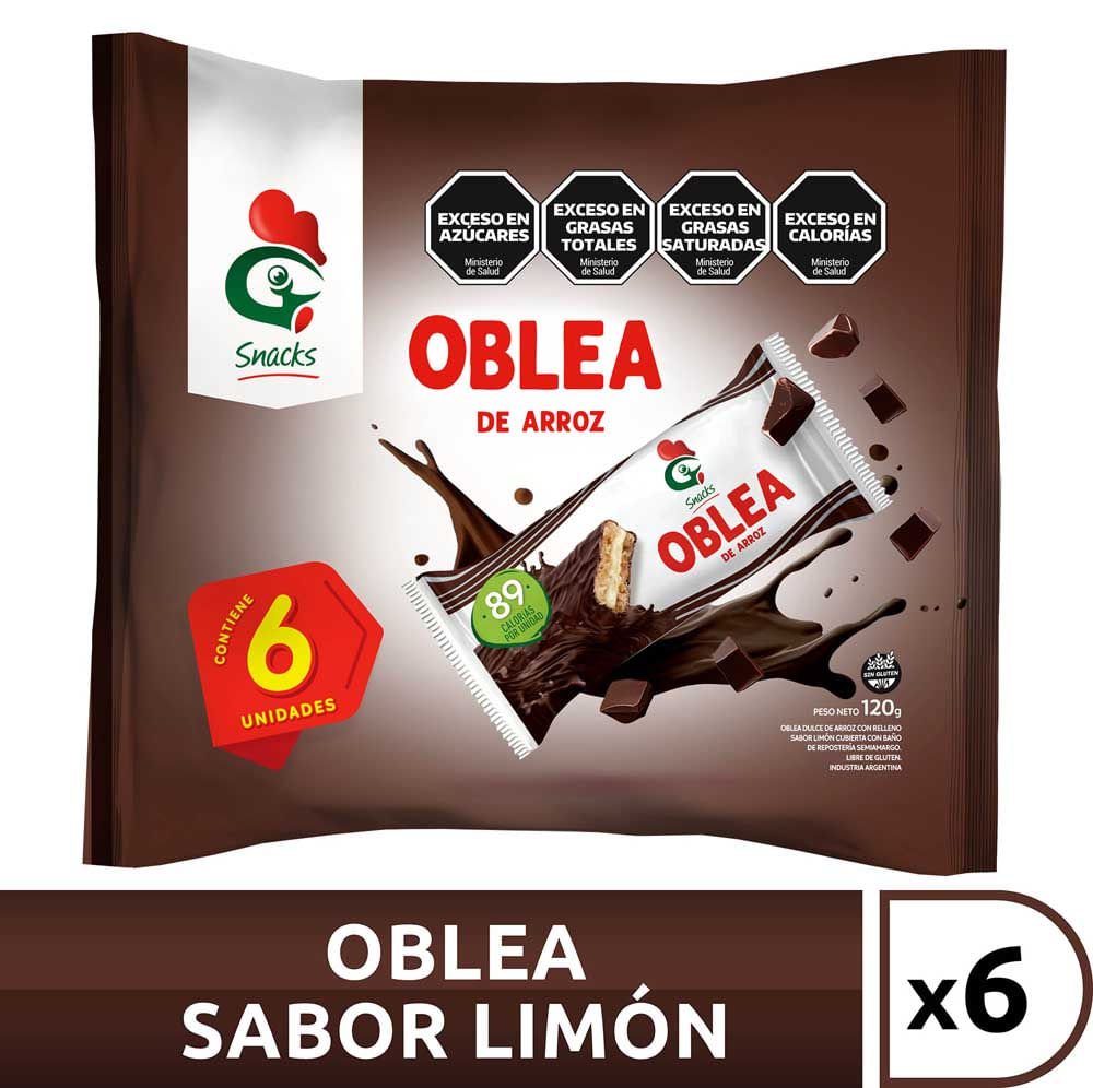 Oblea De Arroz Snacks 6 Un Gallo