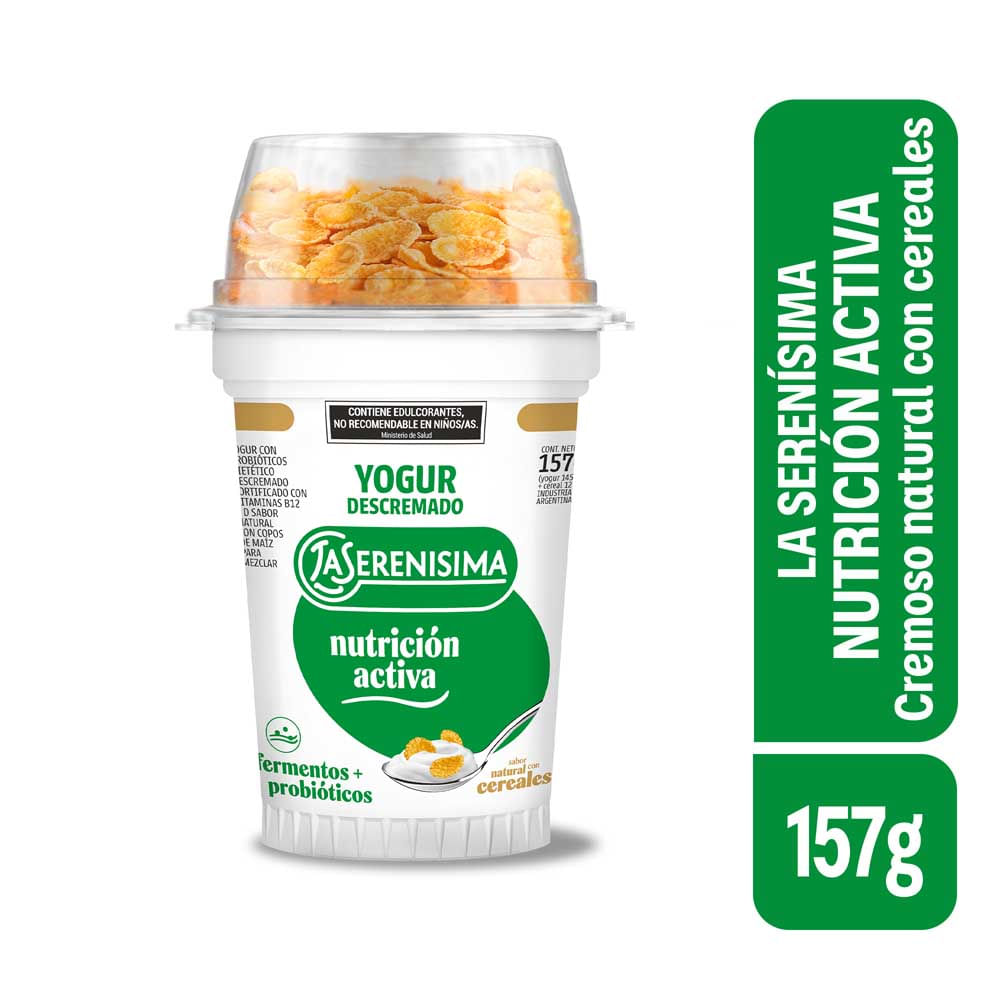 Yogurt Cereales 157gr Nutrición Activa La Serenísima