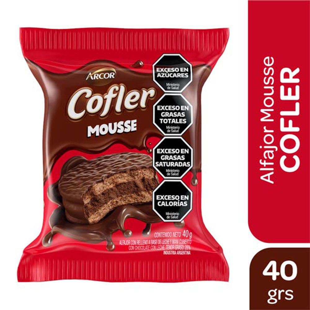 Alfajor Mousse 40 Gr Cofler