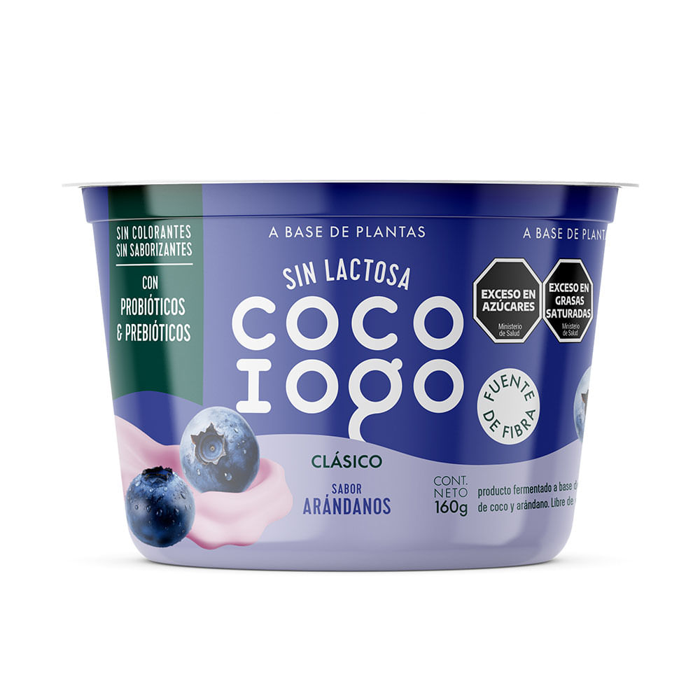 Yogurt Sabor Arándano 160 Grs Cocoiogo