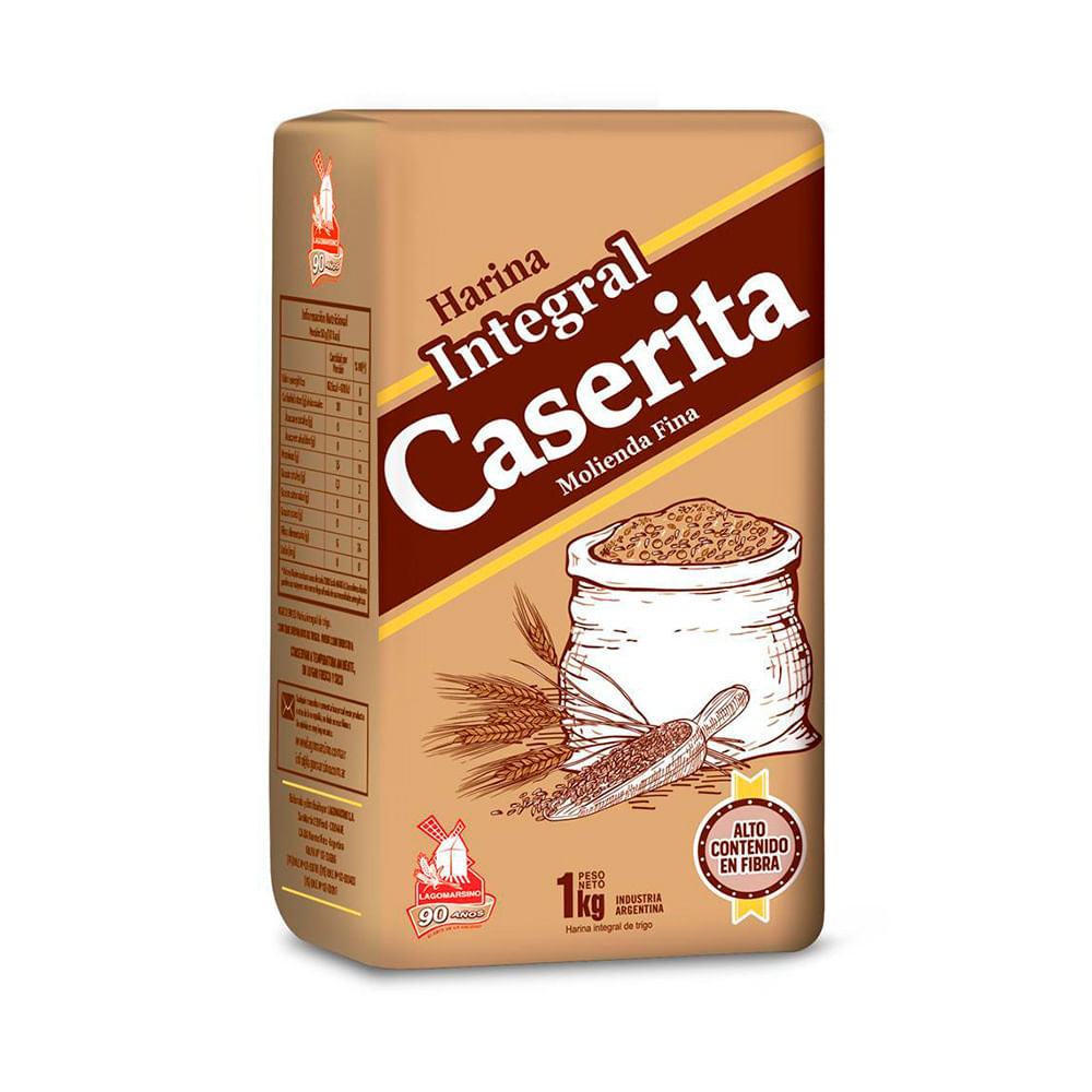 Harina Integral 1 Kg Caserita