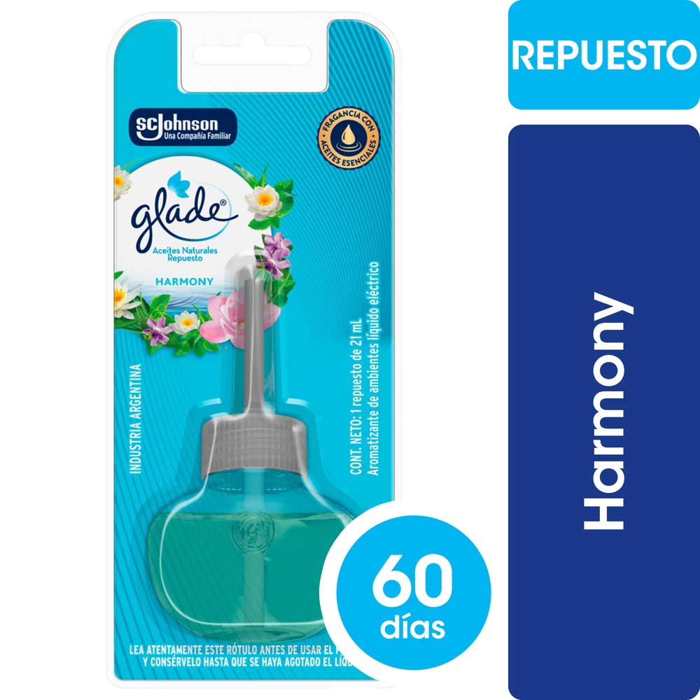 Aceite Aromatizante Harmony Repuesto 21ml Glade