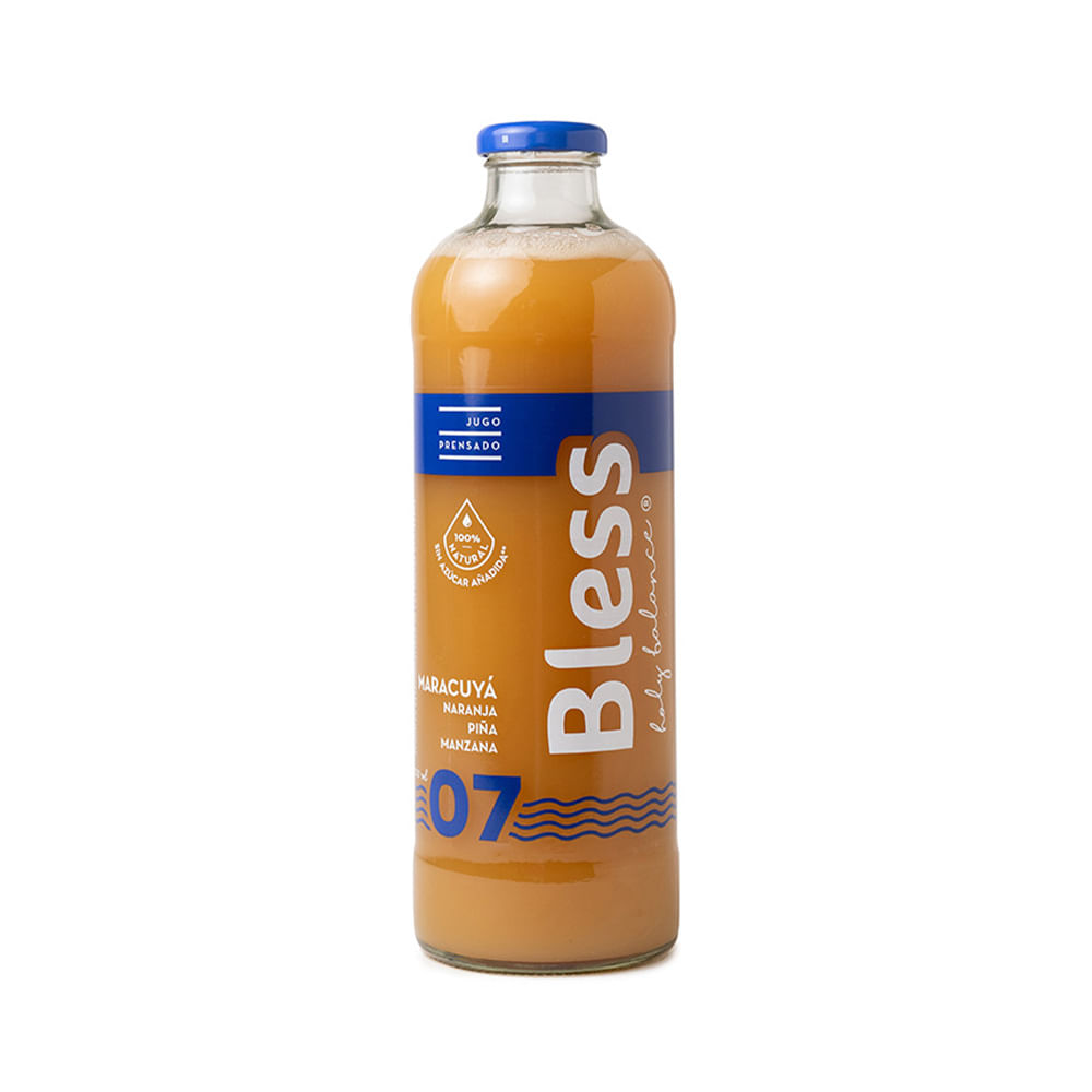 Jugo Sabor Maracuyá, Naranja, Ananá y Manzana 1 Lts Bless