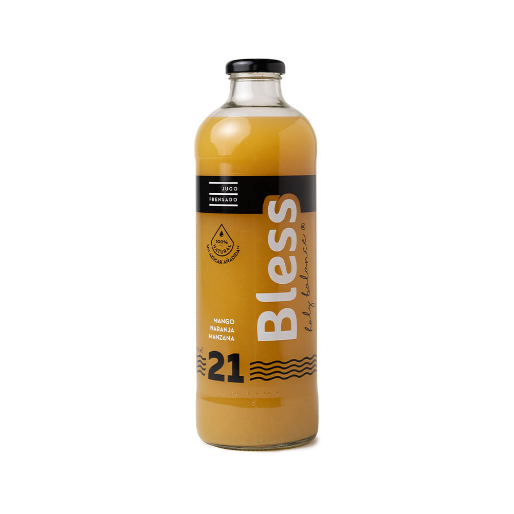 Jugo Fresco Sabor Mango, Naranja y Manzana 1 Lts Bless