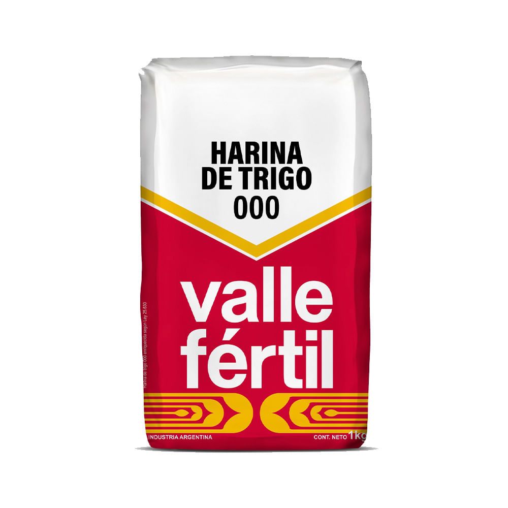Harina 000 1 Kg Valle Fertil