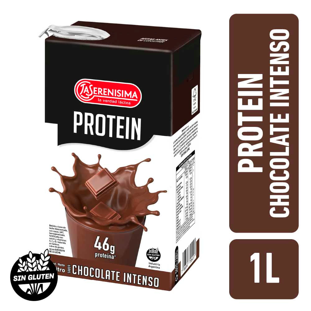 Protein Chocolate Intenso 1Lts La Serenisima