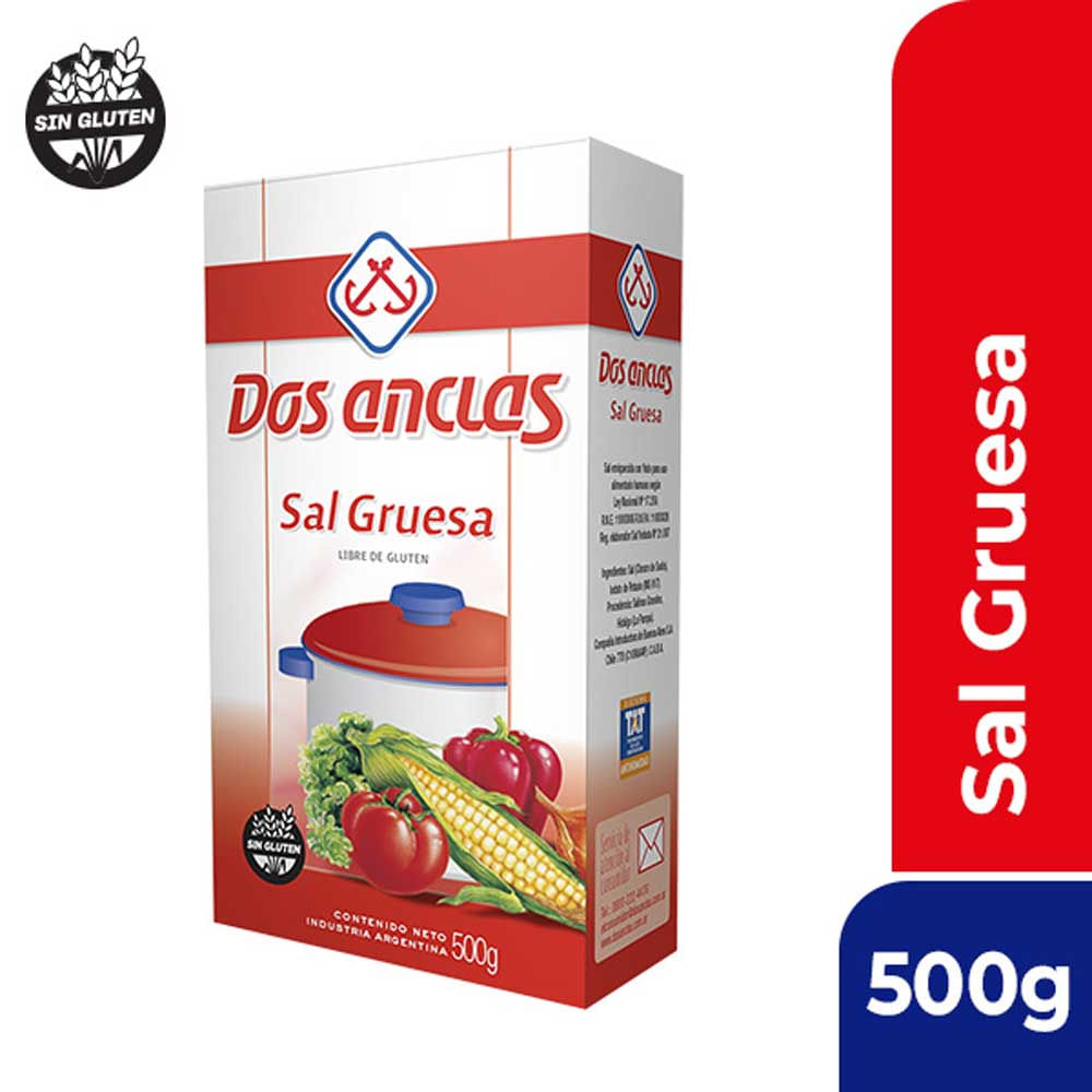 Sal Gruesa 500 Grs Dos Anclas
