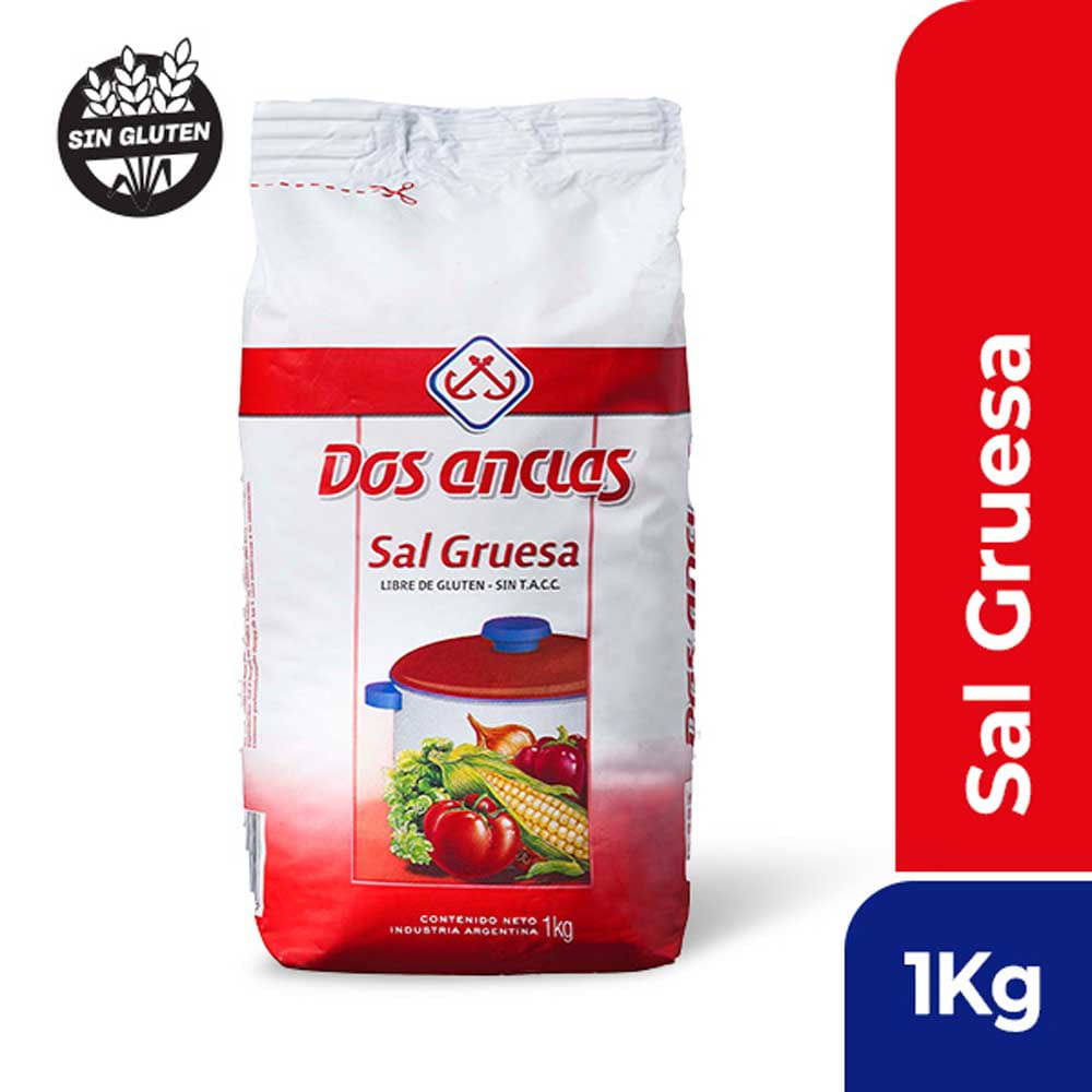 Sal Gruesa 1 Kg Dos Anclas