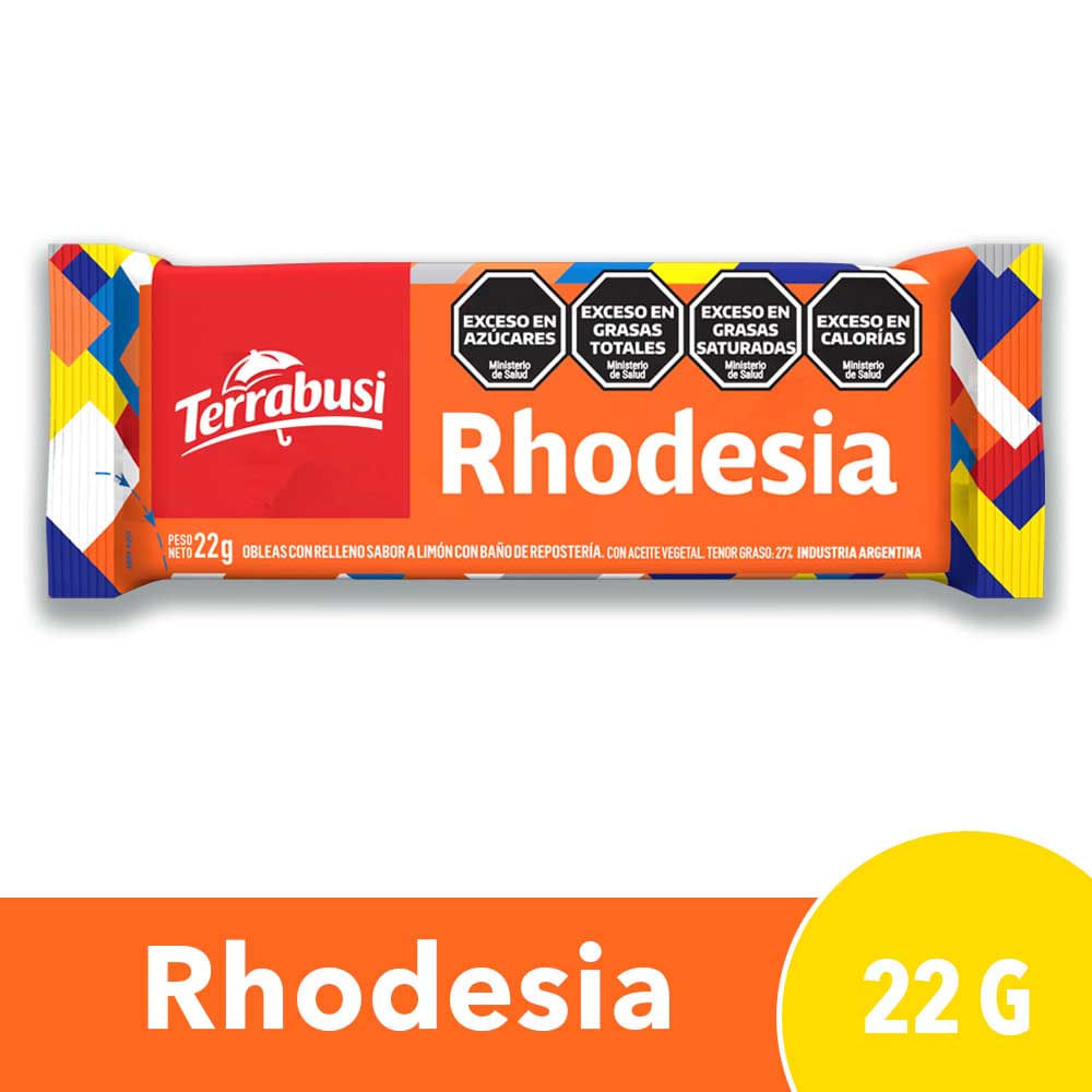 Oblea Clásica 22 Gr Rhodesia