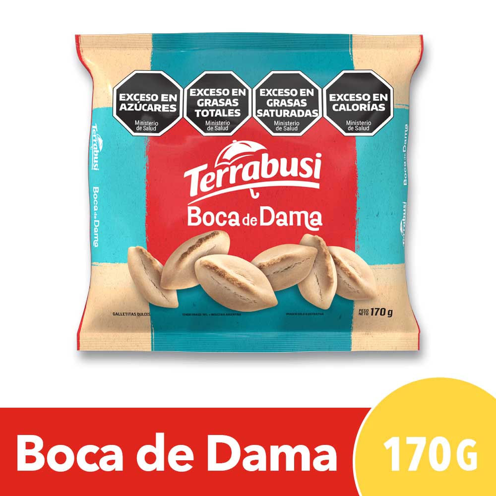 Galletitas Dulces Boca De Dama Terrabusi 170 Gr