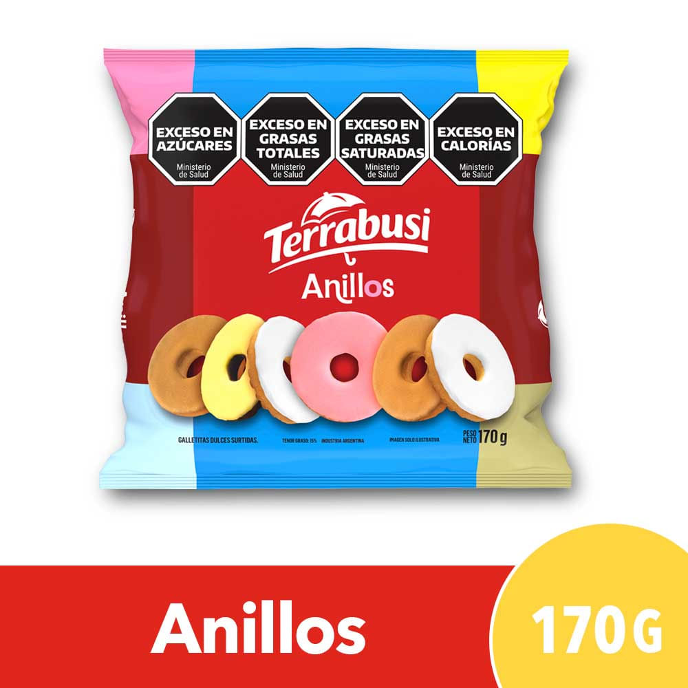Galletitas Dulces Anillos Terrabusi 170 Gr