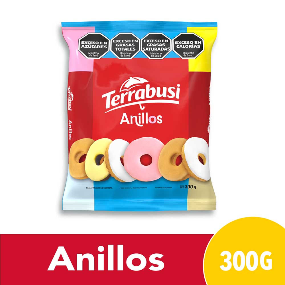 Galletitas Dulces Anillitos Terrabusi 300 Gr