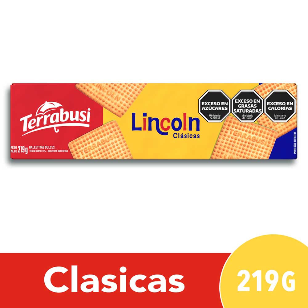 Galletitas Dulces Sabor Clásicas 219 Grs Lincoln