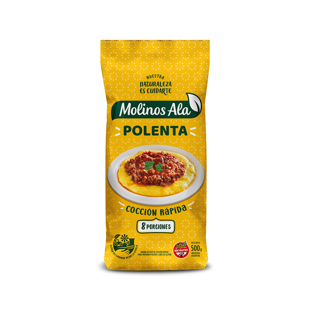 Polenta Instantánea 500 Grs Molinos Ala
