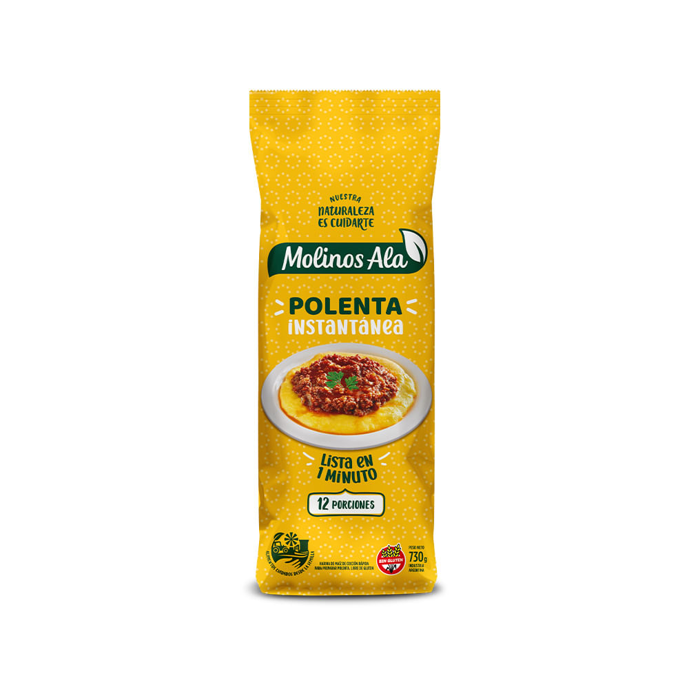 Polenta Instantánea 730 Grs Molinos Ala