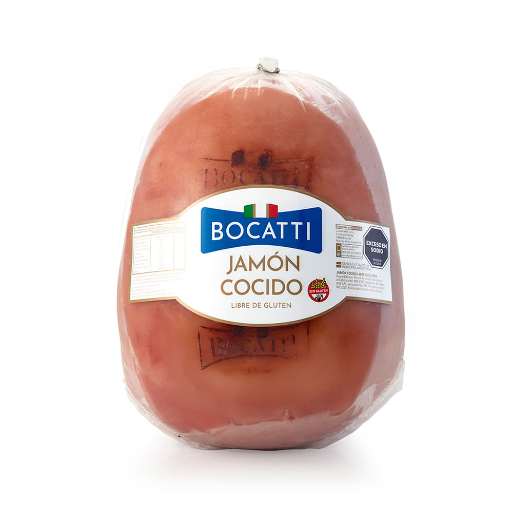 Jamón Cocido Sabor Jamón Cocido Pieza x 1 Kg Bocatti