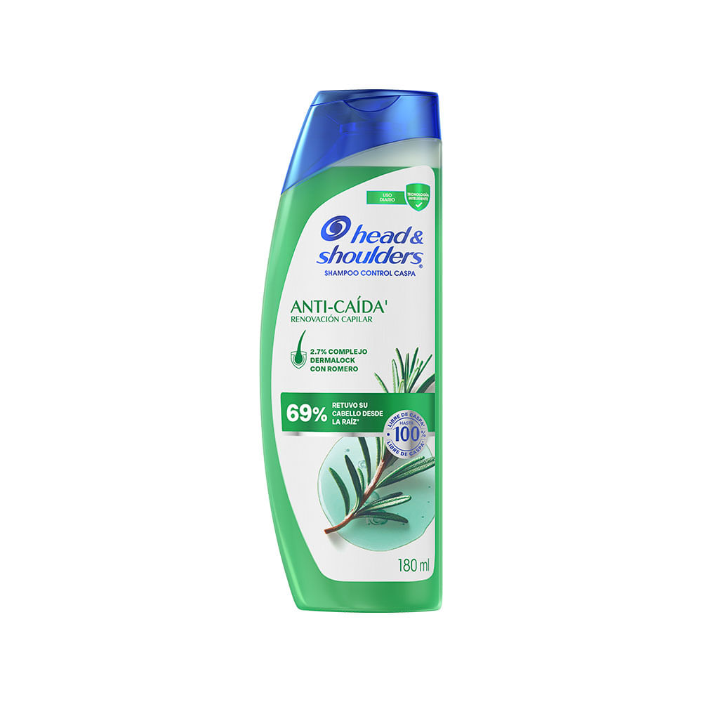 Shampoo Anti-Caída Renovación Capilar 180 Ml Head y Shoulders