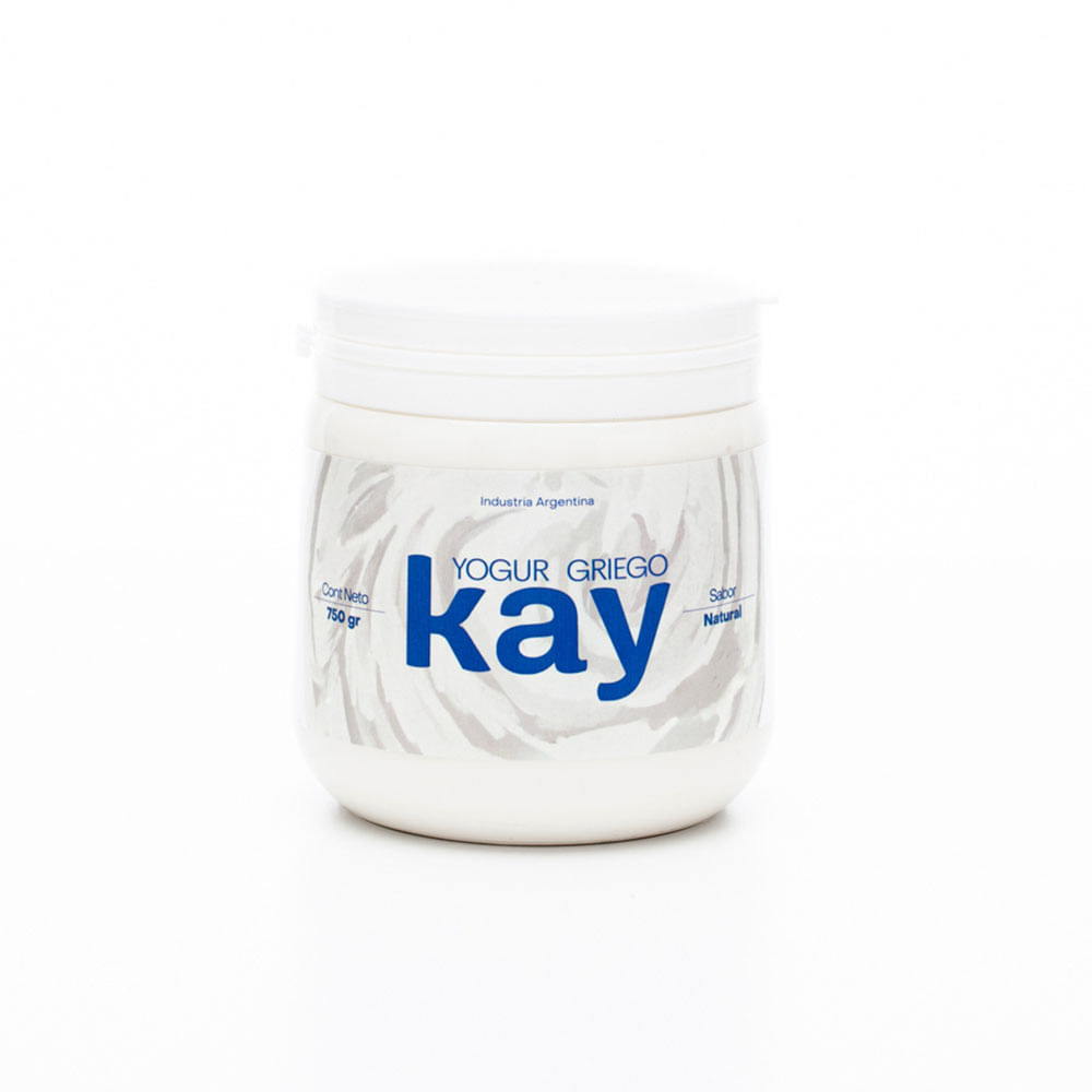 Yogurt Sabor Natural Griego Entero 750 Grs Kay