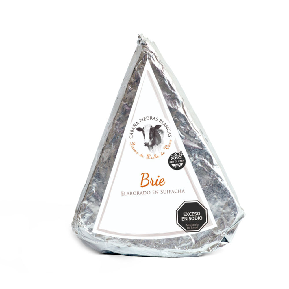 Queso Brie Premium Trozo 0.160 Kg Cabaña Piedras Blancas