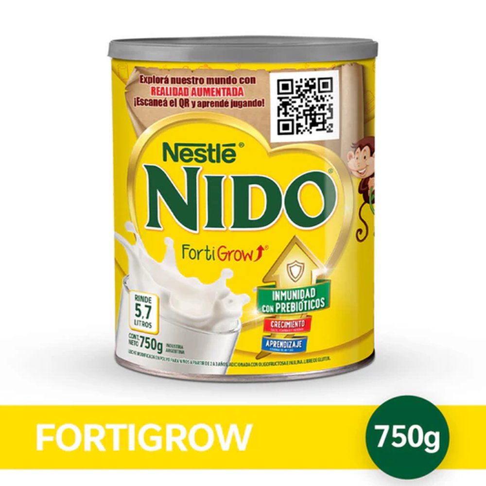 Leche Fortigrow 750 Grs Nido