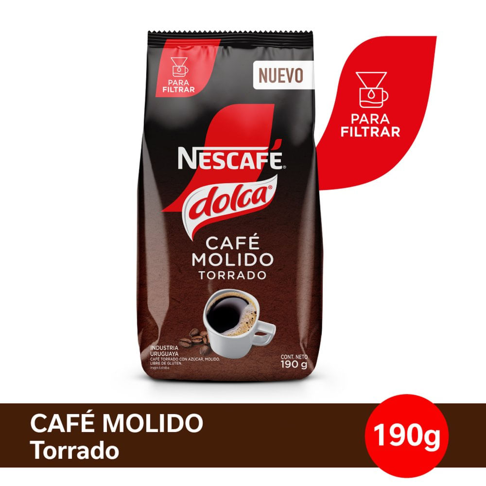 Café Torrado Molido 190 Grs Dolca