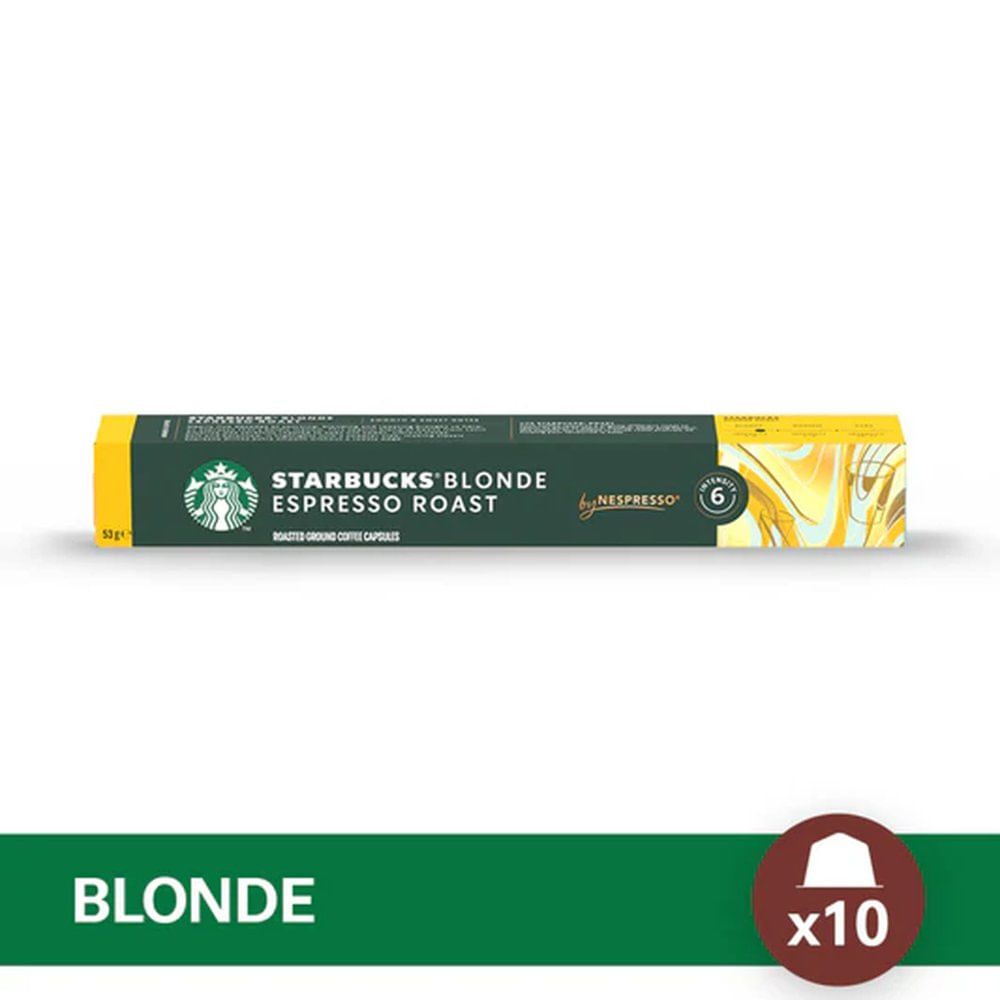 Café Cápsulas Blonde Espresso Intensidad 6 53 Grs x 10 Un Starbucks