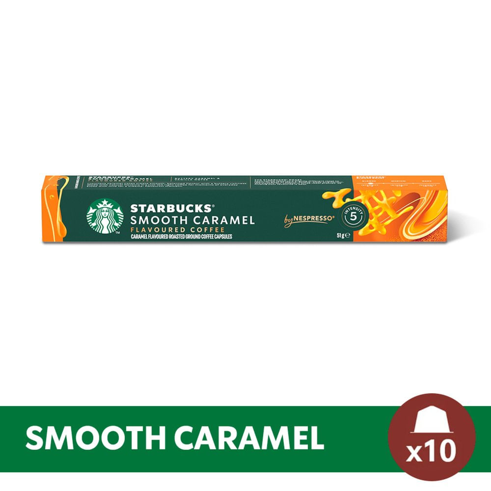 Café Premium Sabor Caramel 51 Grs x 10 Un Starbucks
