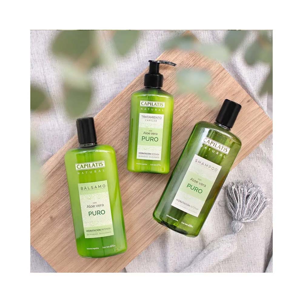 Acondicionador Hidratación Intensa Aloe Vera 420 Ml Capilatis