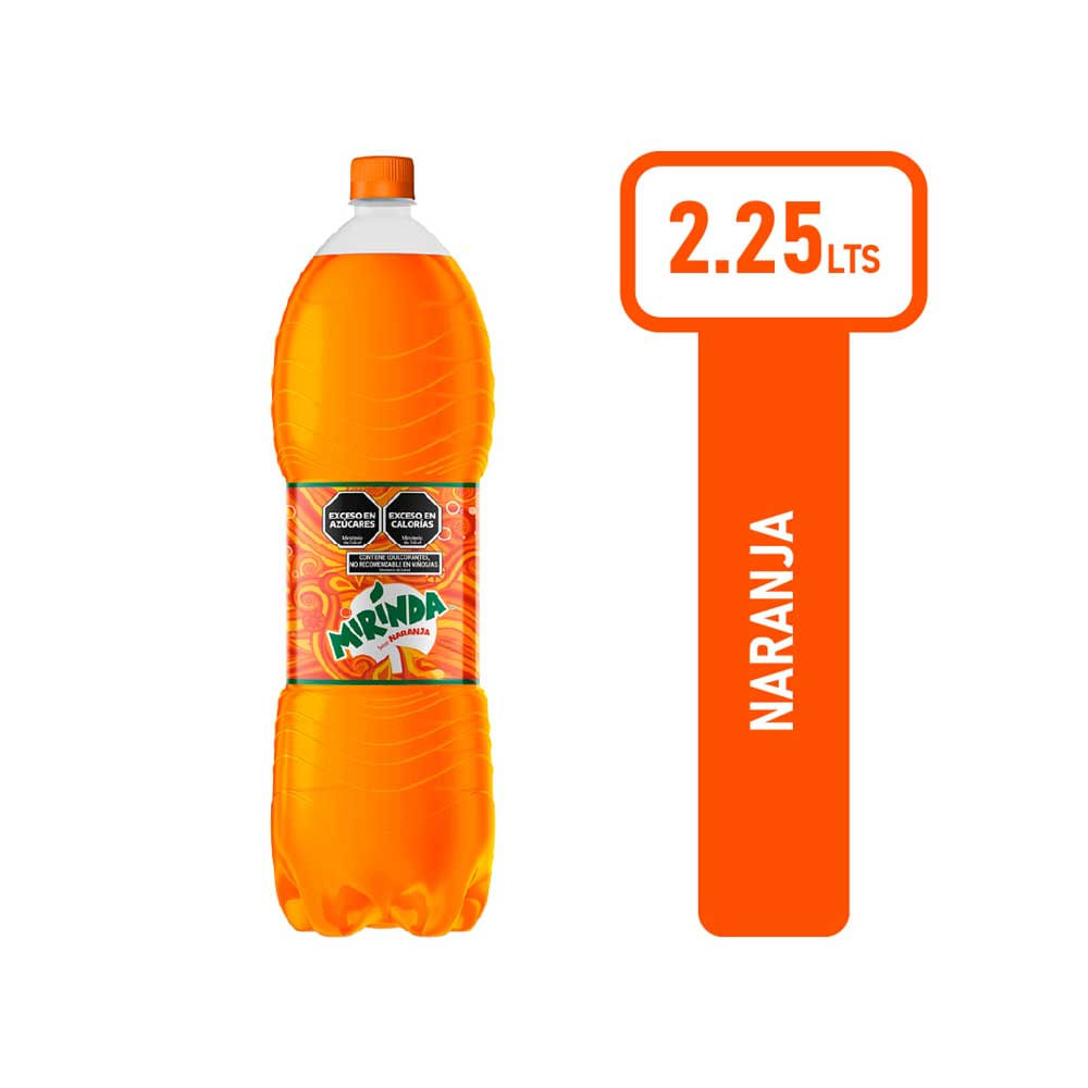 Gaseosa Sabor Naranja 2.25 Lts Mirinda