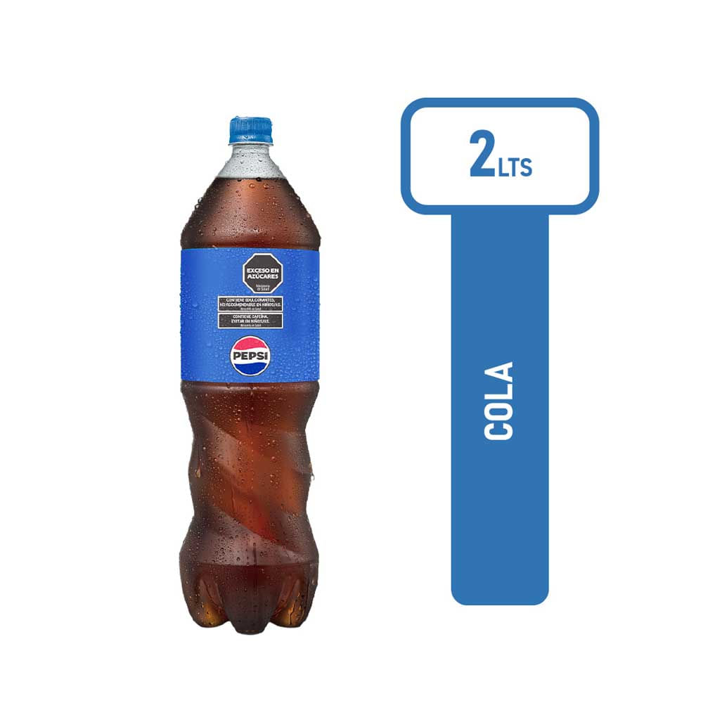 Gaseosa Sabor Cola 2 Lts Pepsi