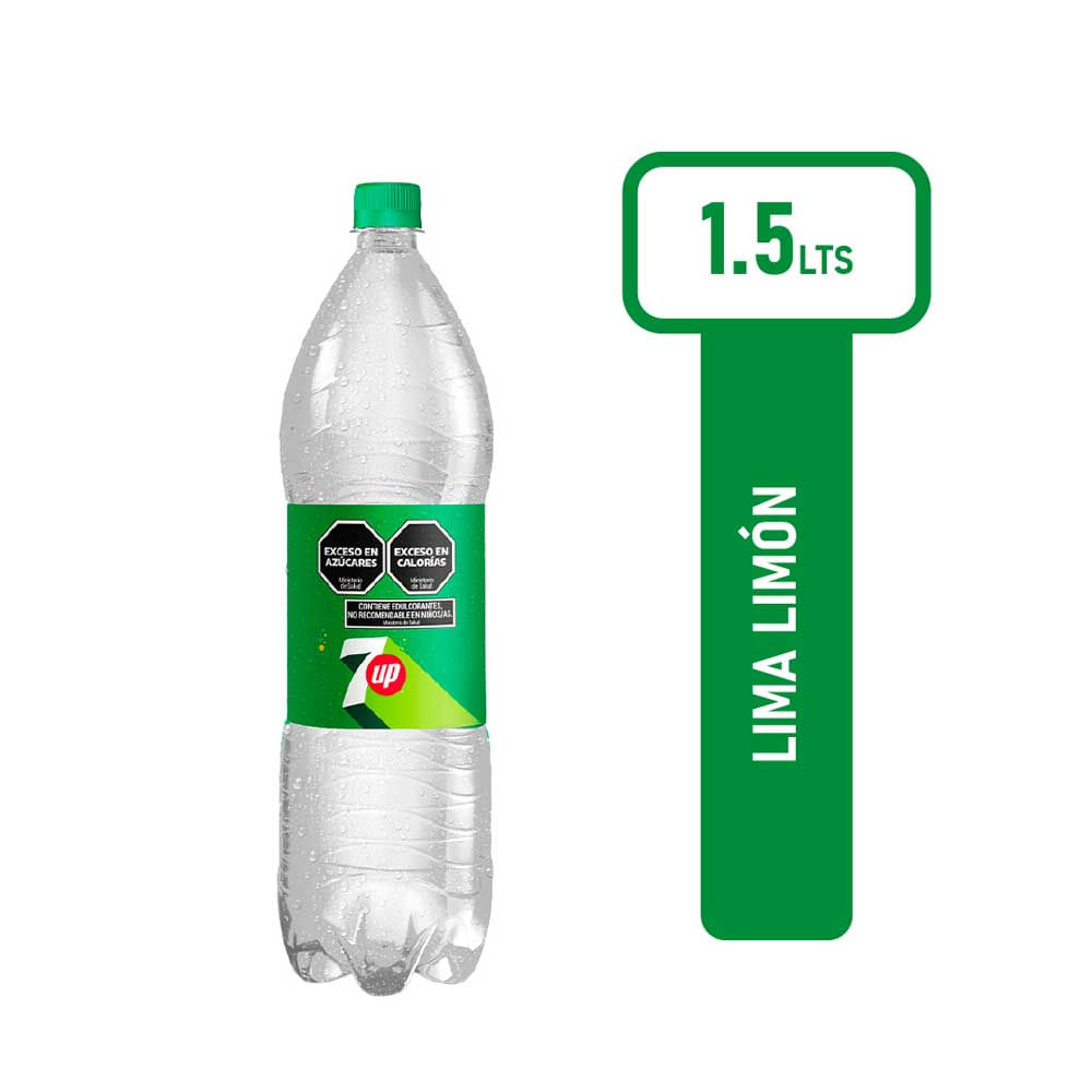 Gaseosa Sabor Lima Limón 1.5 Lts 7 Up