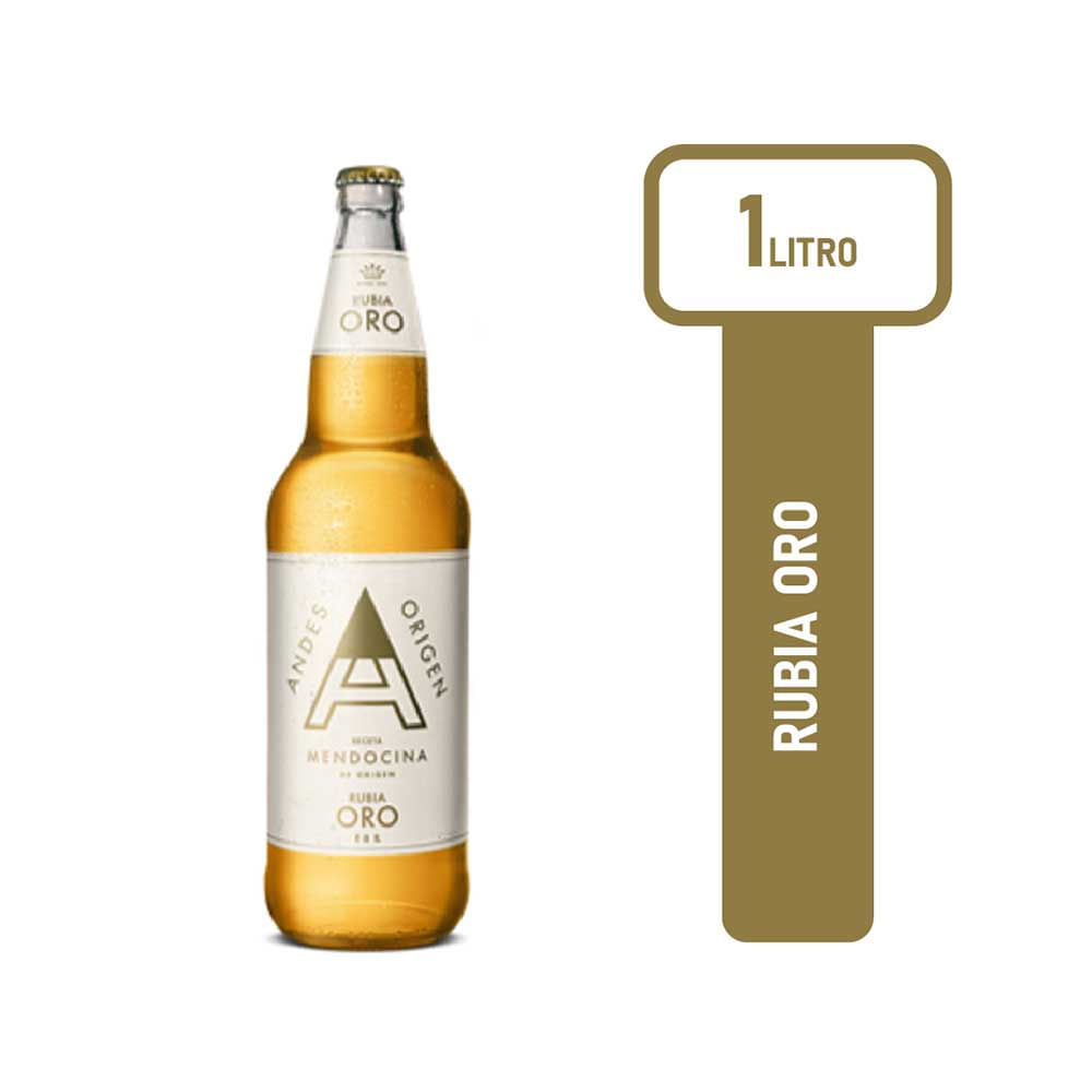 Cerveza Golden Lager 1 Lts Andes