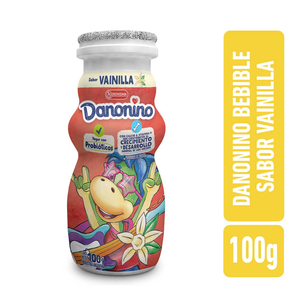 Yogur Sabor Vainilla Bebible 100 Grs Danonino