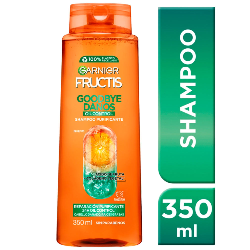 Shampoo Goodbye Daños Oil Control 350 Ml Fructis