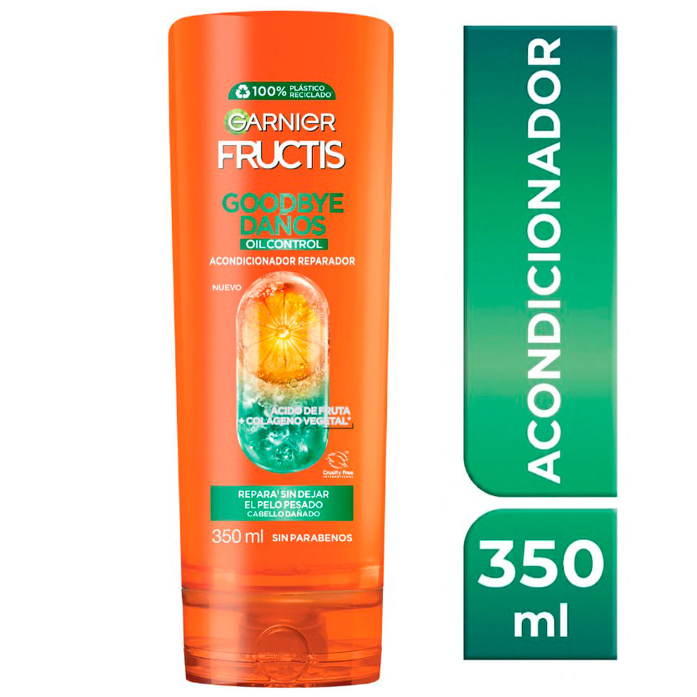 Acondicionador Goodbye Daños Oil Control 350 Ml Fructis
