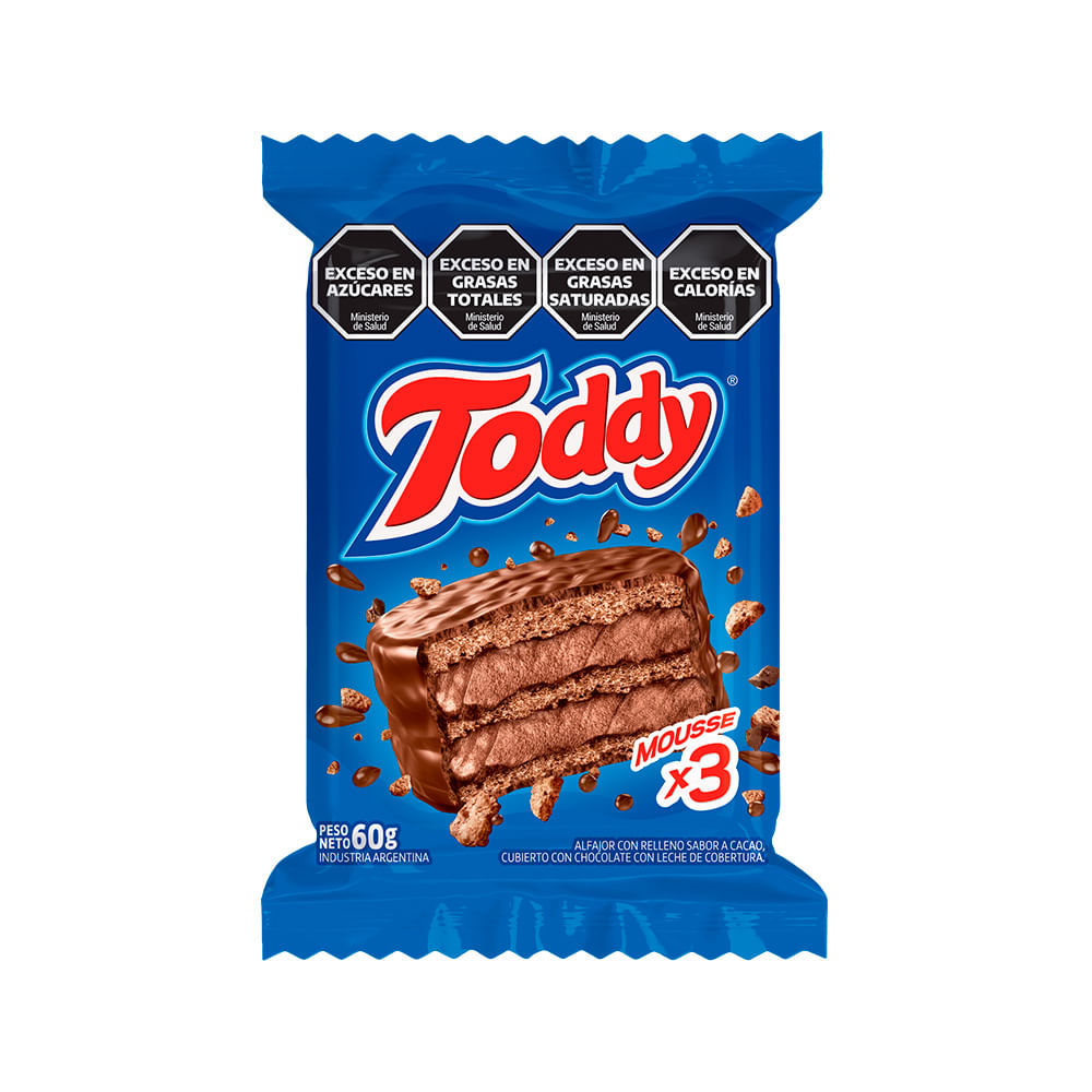 Alfajor Toddy Triple Mousse 60gr