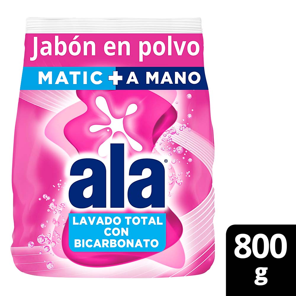 Jabon En Polvo Ala Matic Dual Con Bicarbonato
