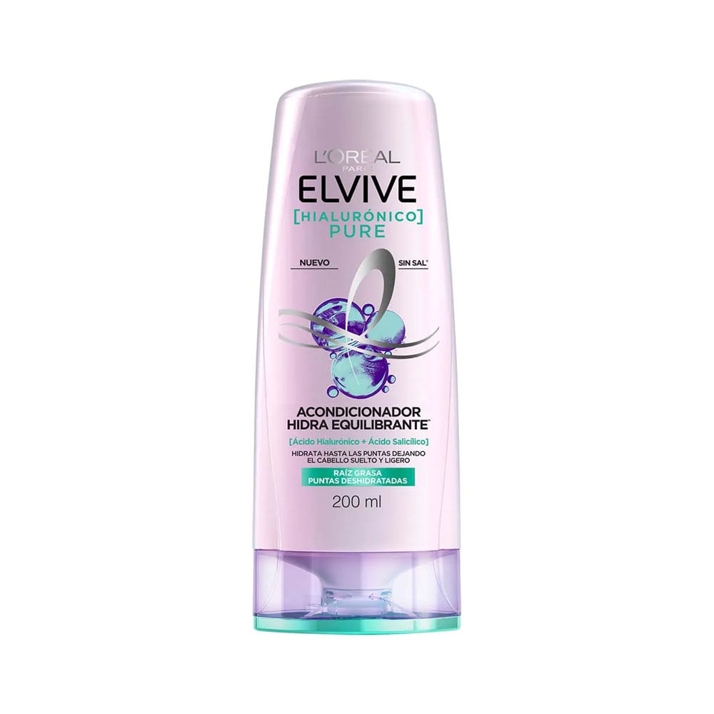 Acondicionador Elvive Hialuronico Pure 200 Ml