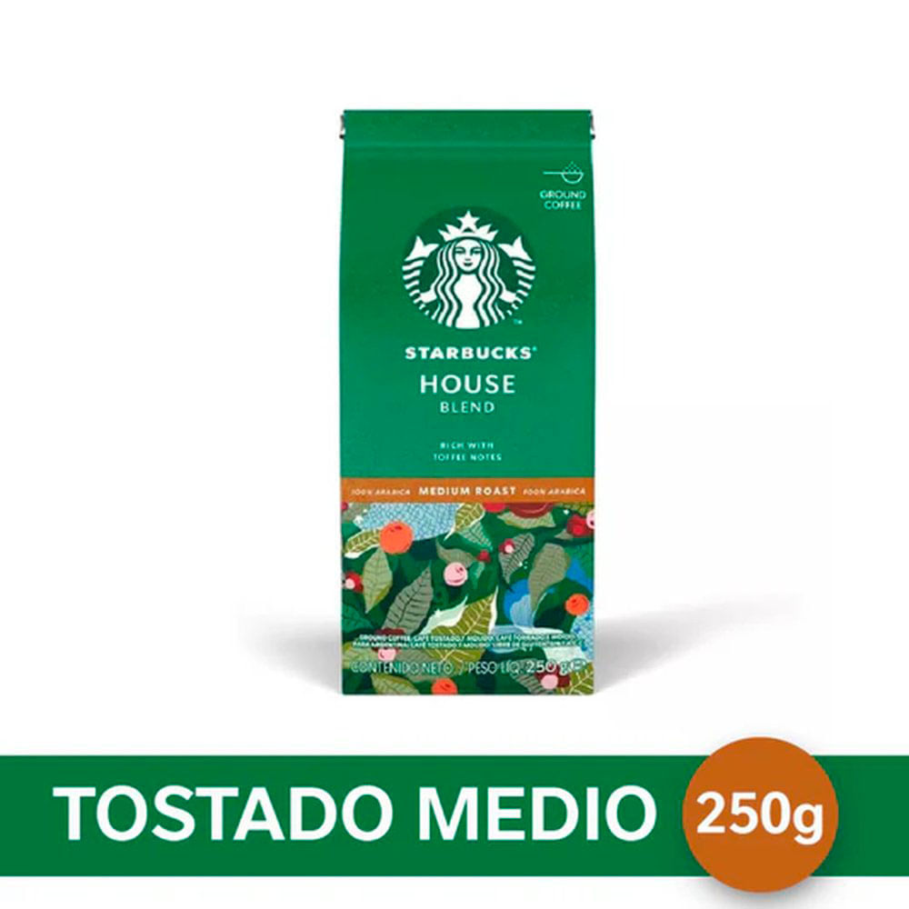 Café Molido Sabor House Blend 250 Grs Starbucks