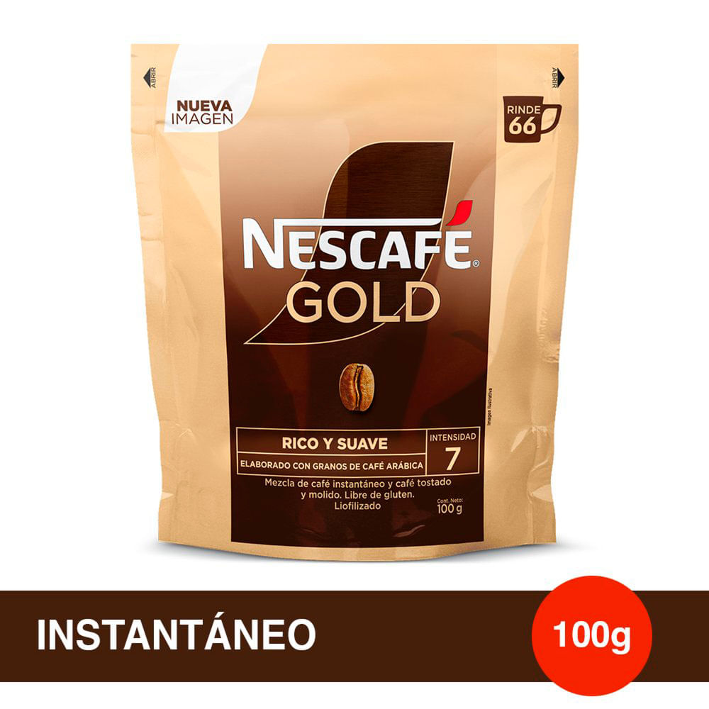 Café Instantáneo 100 Grs Nescafé Gold