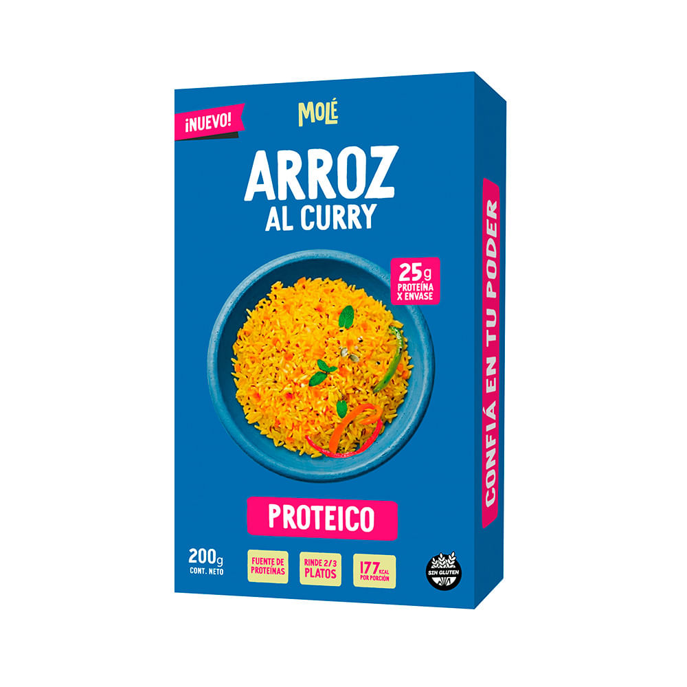 Arroz Al Curry Proteico Molé 200gr