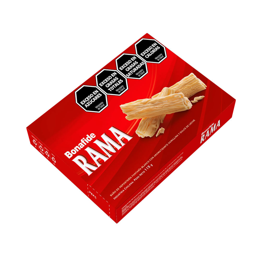 Chocolate En Rama Bonafide De Leche 115gr