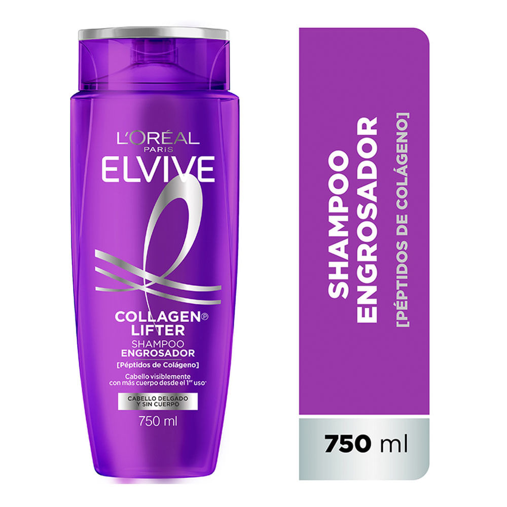 Shampoo Engrosador Collagen Lifter 750 Ml Elvive