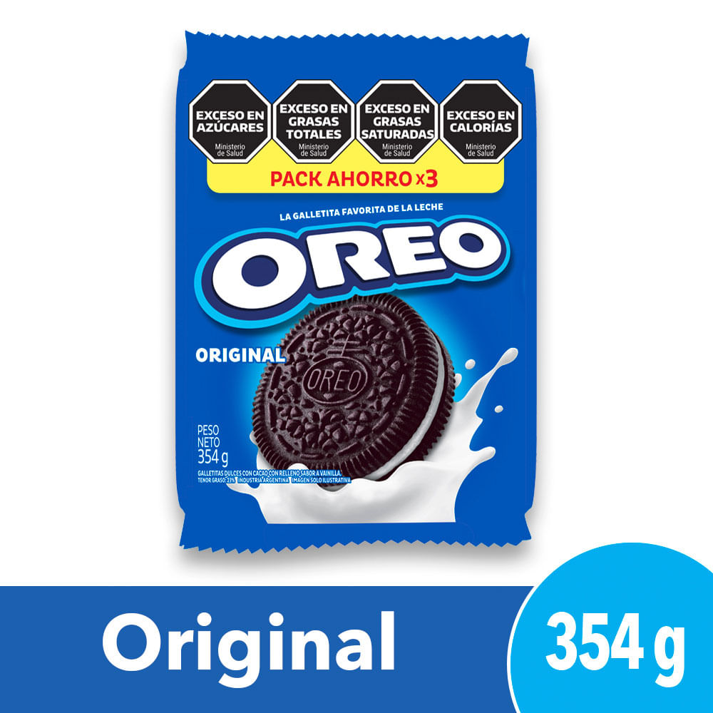 Galletas Secas Sabor Original 354 Grs x 3 Un Oreo