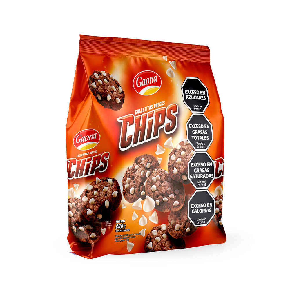 Galletitas Gaona Chips Chocolate 230g