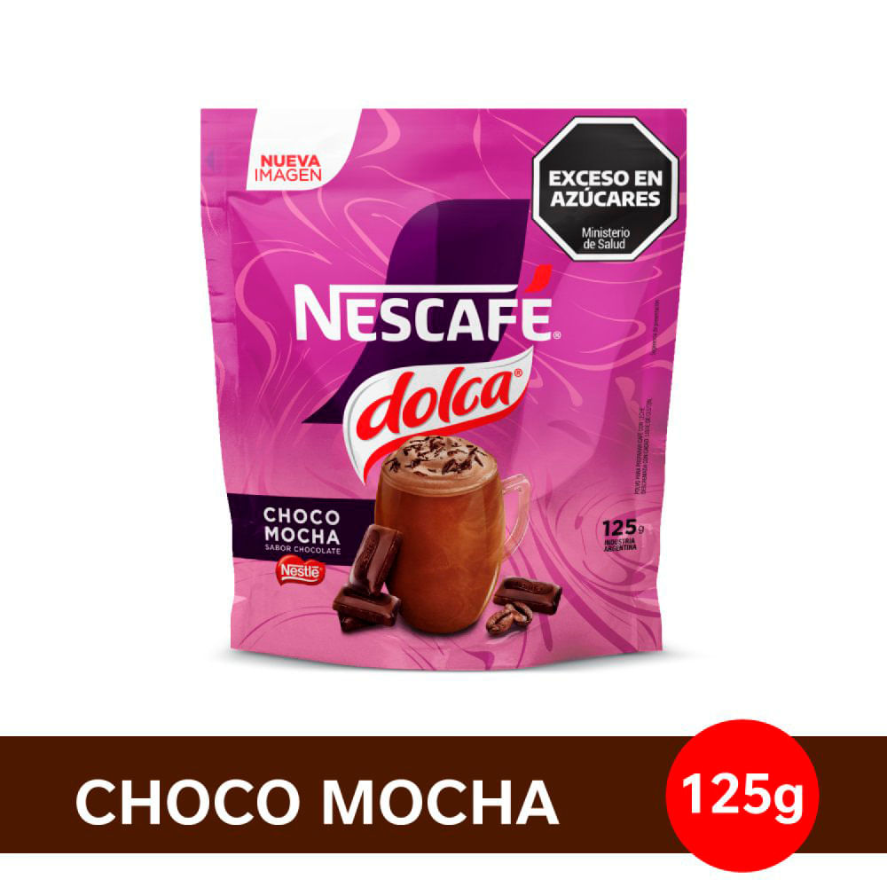 Café Instantáneo Sabor Choco Mocha 125 Grs Dolca
