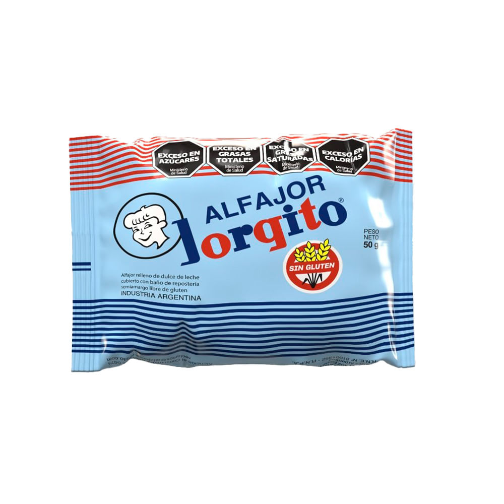 Alfajor Sin Gluten X 50 Gr Jorgito