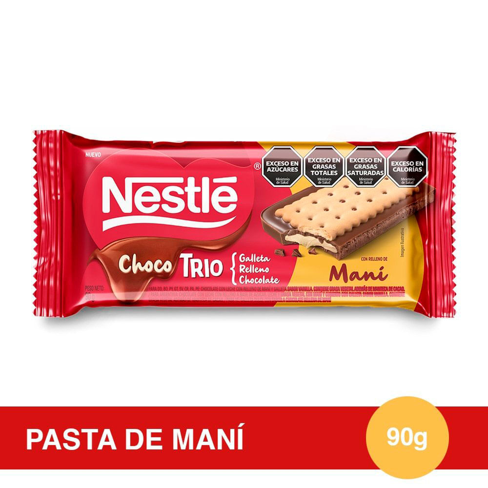 Chocolate Choco Trio Maní 90 Grs Nestlé®